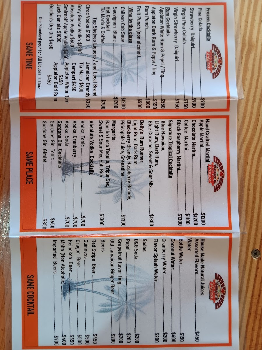 Menu Delly's Brick Oven Pizza Restaurant-7